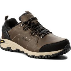 Trekkingi HI-TEC - Bonete Low Wp AVSAW17-HT-01 Dark Brown/Black. Brązowe trekkingi męskie Hi-tec, z materiału, bez zapięcia. W wyprzedaży za 279.00 zł.
