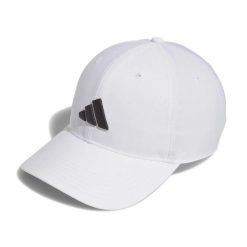 Damska czapka z daszkiem adidas Tour Badge. Białe czapki damskie Adidas, bez wzorów, z poliesteru, eleganckie. Za 146.50 zł.