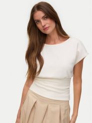 Vero Moda Bluzka Smilla 10355466 Beżowy jasny Regular Fit. Brązowe bluzki damskie Vero Moda, xs, bez wzorów, z syntetyku, bez kołnierzyka, bez ramiączek. Za 129.99 zł.