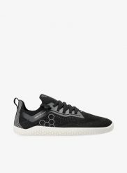 Buty barefoot damskie Vivobarefoot Primus Lite Knit. Czarne obuwie trekkingowe damskie Vivobarefoot, z włókna, bez zapięcia. Za 494.99 zł.