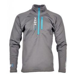 Wodoodporna bluza polarowa Peak Stretch Fleece Top. Szare bluzy sportowe męskie PEAK, m, bez wzorów, z polaru, bez kaptura. Za 465.00 zł.