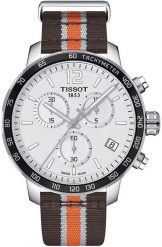 Zegarek Tissot Zegarek Męski Tissot Quickster T095.417.17.073.00 (42 mm). Zegarki męskie TISSOT, bez wzorów. Za 1,262.72 zł.