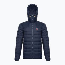 Kurtka puchowa męska Fjällräven Expedition Pack Down Hoodie. Niebieskie kurtki sportowe męskie Fjällräven, na jesień, m, bez wzorów, z materiału, z kapturem, trekkingowe. Za 1,359.00 zł.