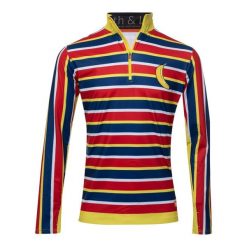 Bluza narciarska Męska Gareth & Lucas The Forty. Czerwone bluzy sportowe męskie GARETH & LUCAS, na zimę, m, bez wzorów, z elastanu, bez kaptura, narciarskie. Za 229.99 zł.