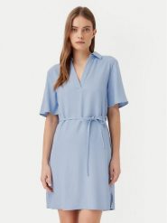 JDY Sukienka codzienna Olli 15341086 Niebieski Regular Fit. Niebieskie sukienki damskie JDY, na co dzień, xs, bez wzorów, z wiskozy, bez kołnierzyka, bez ramiączek, proste. Za 79.99 zł.
