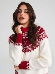 Sweter - wielobarwny. Swetry nierozpinane damskie Sinsay, l, bez wzorów, wizytowe, bez kołnierzyka, bez ramiączek. Za 59.99 zł.
