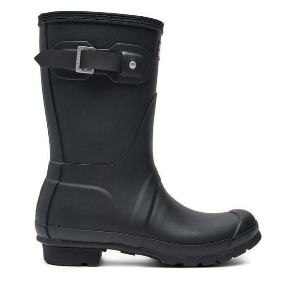 Kalosze Hunter. Czarne kalosze damskie Hunter, bez wzorów, bez zapięcia. Za 349.99 zł.