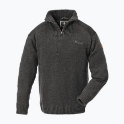 Sweter męski Pinewood Hurricane. Szare swetry męskie Pinewood, m, bez wzorów, sportowe, bez kołnierzyka, bez ramiączek. Za 549.99 zł.