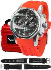 Zegarek męski Vostok Europe YM86-640A695SR czerwony. Czerwone zegarki męskie Vostok Europe, bez wzorów. Za 6,808.05 zł.