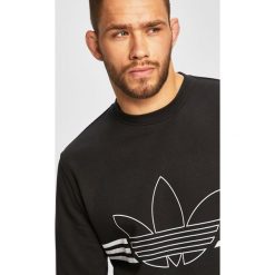 Adidas Originals - Bluza. Czarne bluzy męskie adidas Originals, l, bez wzorów, z bawełny, bez ramiączek, bez kaptura. Za 229.90 zł.
