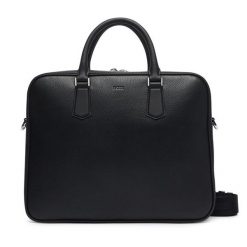 Torba na laptopa BOSS. Czarne torby na laptopa damskie Boss, bez wzorów. Za 2,199.00 zł.