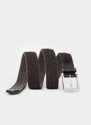 PAKO LORENTE – Pasek męski P20WF-PX-001-A. Brązowe paski męskie Pako Lorente, z bawełny, casualowe. Za 79.99 zł.