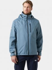 Kurtka Żeglarska Męska Helly Hansen Crew HD 2.0. Niebieskie kurtki męskie Helly Hansen, m, bez wzorów, z materiału, bez kaptura. Za 729.00 zł.