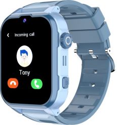 Smartwatch Denver niebieski (SWGL-149BU). Niebieskie zegarki smartwatch Denver, bez wzorów. Za 209.22 zł.