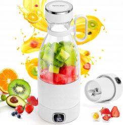 Blender Przenośny mikser blender smoothie 350 ml, z wyświetlaczem LED SPARDAR. Blendery NoName. Za 79.00 zł.