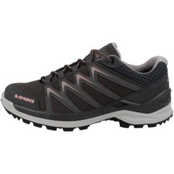 Buty trekkingowe damskie Lowa Innox Pro Low Gtx. Czerwone obuwie trekkingowe damskie Lowa, z materiału, bez zapięcia. Za 825.85 zł.