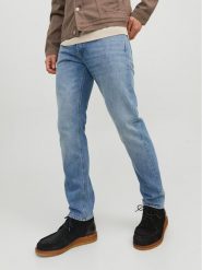 Jack & Jones Jeansy Mike 12237309 Niebieski Tapered Fit. Niebieskie jeansy męskie Jack & Jones, z bawełny. Za 249.99 zł.