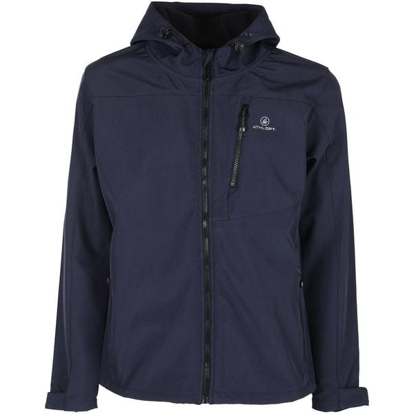 Męska Kurtka Softshell Athl DPT w Nocnej Niebieskiej XL. Niebieskie kurtki męskie ATHLETA, m, bez wzorów, z elastanu, sportowe, bez kaptura. Za 263.99 zł.