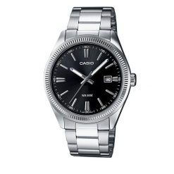 Zegarek Casio. Szare zegarki męskie Casio, bez wzorów, srebrne. Za 279.99 zł.