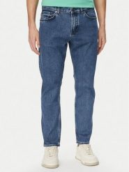 BOSS Jeansy 50559869 Granatowy Skinny Fit. Niebieskie jeansy męskie Boss, z bawełny. Za 549.99 zł.