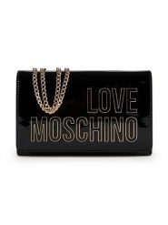 LOVE MOSCHINO Torebka JC4251PP0OKE100A Czarny. Czarne torebki do ręki damskie Love Moschino, bez wzorów, ze skóry, bez dodatków. Za 719.99 zł.