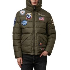 Kurtka BLAUER ACADEMY CLOVER Zielony. Zielone kurtki męskie Blauer, bez wzorów, z tkaniny, bez kaptura. Za 1,172.99 zł.