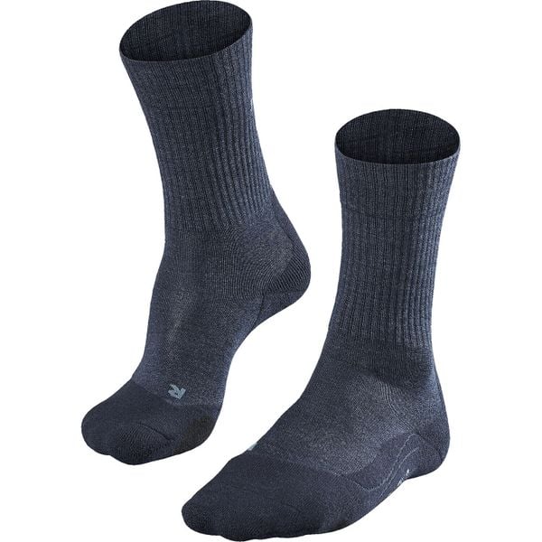 Skarpetki Falke TK2 Wool. Niebieskie skarpety męskie Falke, bez wzorów, z materiału. Za 167.50 zł.