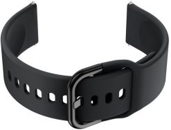 Pacific Pasek gumowy do smartwatch U01 - czarny/czarny - 20mm. Czarne zegarki smartwatch Pacific, bez wzorów, z gumy. Za 29.99 zł.