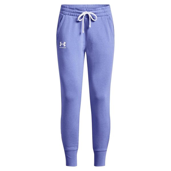 Spodnie Do Joggingu Damskie Polar Rival. Fioletowe spodnie dresowe damskie Under Armour, bez wzorów, z polaru, sportowe, długie. Za 232.99 zł.