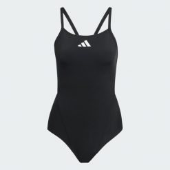STRÓJ KĄPIELOWY RIPSTREAM TEAM Z CIENKIMI RAMIĄCZKAMI I WYCIĘCIEM NA PLECACH W. Czarne stroje kąpielowe damskie Adidas, l, bez wzorów, z dzianiny. Za 159.20 zł.