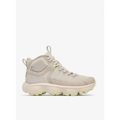 Buty turystyczne damskie Columbia Escape Thrive Titanium Mid Outdry. Brązowe obuwie trekkingowe damskie Columbia, bez zapięcia. Za 587.99 zł.
