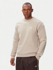 Adidas Bluza Trefoil Essentials KS9811 Beżowy jasny Regular Fit. Brązowe bluzy męskie Adidas, m, bez wzorów, z bawełny, bez ramiączek, bez kaptura. Za 219.99 zł.