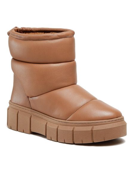 Lasocki Botki EST-DARIA-05 Brązowy. Brązowe botki damskie Lasocki, bez wzorów, ze skóry, bez obcasa, na płaskiej podeszwie, bez zapięcia. Za 279.99 zł.