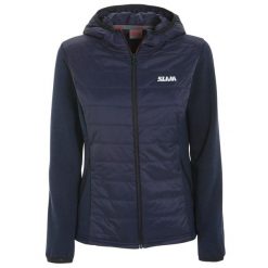 Bluza Polarowa Slam Act Ws Hybrydowa Damskie. Niebieskie bluzy damskie SLAM, l, bez wzorów, z materiału, sportowe, bez ramiączek, z kapturem. Za 694.99 zł.