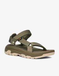 Teva Sandały turystyczne damskie Hurricane XLT3 - burnt olive rozmiar: 40 (730812). Zielone sandały damskie Teva, bez wzorów, bez obcasa, bez zapięcia. Za 265.11 zł.