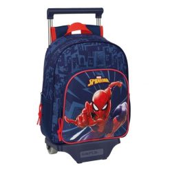 Plecak szkolny SPIDERMAN Niebieski. Niebieskie plecaki męskie SPIDERMAN, bez wzorów. Za 203.25 zł.