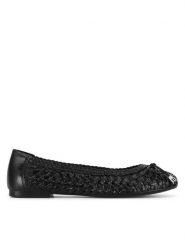 Lasocki Baleriny WI45-550-01 Czarny. Czarne balerinki damskie Lasocki, bez wzorów, ze skóry, bez obcasa, bez zapięcia. Za 199.99 zł.