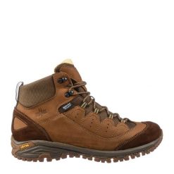 Buty trekkingowe męskie LOMER Sella High Premium Mtx Wysokie ze skóry. Brązowe trekkingi męskie LOMER, z mikrofibry, bez zapięcia. Za 899.99 zł.