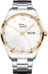 Zegarek męski Pierre Ricaud P91107.2153Q srebrny. Szare zegarki męskie Pierre Ricaud, bez wzorów, srebrne. Za 425.00 zł.
