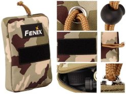 Saszetka na latarkę Fenix APB-30 kamuflaż. Zielone saszetki i nerki męskie FENIX, bez wzorów, z nylonu. Za 58.47 zł.