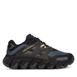 Trekkingi Merrell. Niebieskie buty zimowe męskie Merrell, bez zapięcia. Za 499.99 zł.