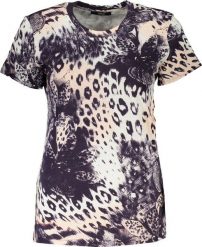Cavalli Class T-SHIRT DAMSKI Z KRÓTKIM RĘKAWEM KLASY CAVALLI RÓŻOWY XS EU. Czerwone t-shirty damskie Cavalli Class, xs, bez wzorów, bez kołnierzyka, bez ramiączek. Za 113.60 zł.