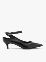 Czarne czółenka na kaczuszce. Czarne czółenka damskie Brawo sp. z o.o., bez wzorów, ze skóry, eleganckie, bez obcasa, na obcasie, bez zapięcia. Za 429.99 zł.