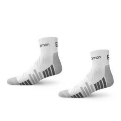 Skarpety sportowe bawełniane Salomon Active 2PAK. Białe skarpety męskie Salomon, bez wzorów, z bawełny. Za 29.90 zł.
