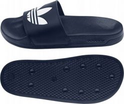 Adidas Klapki adidas Originals Adilette Lite FU8299 FU8299 granatowy 39. Niebieskie klapki damskie Adidas, bez wzorów, sportowe, bez obcasa, bez zapięcia. Za 145.84 zł.