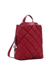Desigual Plecak 25SAKP54 Czerwony. Czerwone plecaki damskie Desigual, bez wzorów, ze skóry. Za 169.99 zł.