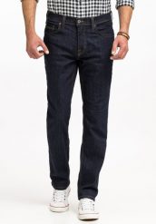 MUSTANG WASHINGTON STRAIGHT MĘSKIE SPODNIE JEANSOWE JEANSY DŻINSY DENIM BLUE 1015351 5000 940. Niebieskie jeansy męskie Mustang, z denimu. Za 229.99 zł.