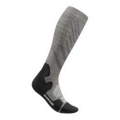 Skarpetki kompresyjne merino dla kobiet Bauerfeind. Szare skarpetki damskie BAUERFEIND, bez wzorów, z wełny. Za 312.00 zł.