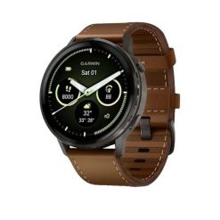 Zegarek inteligentny Garmin Venu 4 AMOLED 1,4 cala 45 mm. Brązowe, cyfrowe zegarki męskie Garmin, z aplikacjami, ze stali. Za 2,774.05 zł.