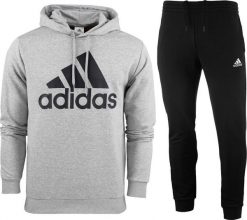 Adidas Dres męski adidas Big Logo Terry szaro-czarny IC6749 2XL. Czarne komplety dresowe męskie Adidas, m, bez wzorów, z dresówki. Za 300.79 zł.